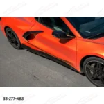Fits 2020-Up Chevrolet Corvette C8 5VM Side Skirts Rocker Panels - Image 2