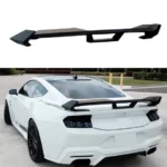 Fit 2024-2025 Up Ford Mustang Dark Horse Style Rear Spoiler W/ Gurney Flap