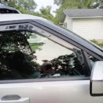 For Hyundai SantaFe 2024-2025 In-Channel Rain Guards Window Visors Sun Wind Snow Vent Side Deflectors - Image 2