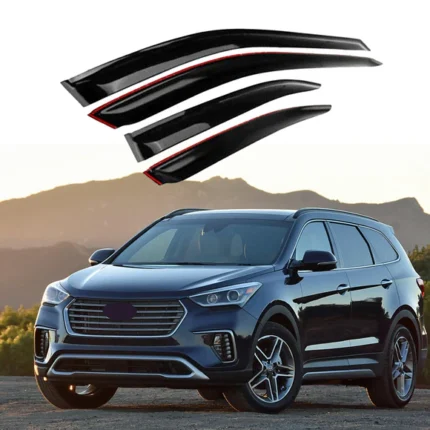 Please make sure you read the description and view all product photos below before placing your order. If you have any questions, please feel free to contact us.  You are purchasing 100% Brand New of:  Fit 2007-2021 Toyota Tundra OE Style Vent Window Visors Rain Sun Wind Guards Shade Deflectors  HIGHLIGHTS Part: 	Out-channel Window Visors Fitment:	 Toyota Tundra 2007 Toyota Tundra 2008 Toyota Tundra 2009 Toyota Tundra 2010 Toyota Tundra 2011 Toyota Tundra 2012 Toyota Tundra 2013 Toyota Tundra 2014 Toyota Tundra 2015 Toyota Tundra 2016 Toyota Tundra 2017 Toyota Tundra 2018 Toyota Tundra 2019 Toyota Tundra 2020 Toyota Tundra 2021  Location: 	Front & Rear, Driver & Passenger Side Material: 	High-quality Polycarbonate  Color Finish: 	Dark Smoke Tinted Type:	Tape/Clip-on Product Fit:	Direct Fit Warranty & Returns Policy:	Check out our Return Policy for more details. Quantity Sold: 	 1 set of 4 pieces of window visors installation hardware Installation:	Please message us for instructions. Product Features: Maximizing the aerodynamic attributes Protect your car windows from sunshade/wind/rain/snow for better visibility EASY APPLICATION: Comes with pre-applied automotive-grade double-sided tape  Installation: Installation instruction is NOT included, Professional installation is strongly recommended (You can message about for general installation questions but we do not take responsibility in teaching buyers how to install) This is after-market and DIY (Do It Yourself) items. Any damage during and after installation will not be refunded. Window visor infographics 38d70fa6 c95a 490c b96b 34563dbf8644 Features Maximizing the aerodynamic attributes Protect your car windows from sun/wind/rain/snow for better visibility Easy application: comes with pre-applied automotive-grade double-sided tape Screenshot 2024 02 13 at 12 Screenshot 2024 02 13 at 12 Screenshot 2024 02 13 at 12 Pictures are for reference only, please refer to the actual product.