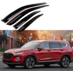 Rain Guard & Visor - Out-Channel Fits Hyundai SantaFe ( 2019-2023 )