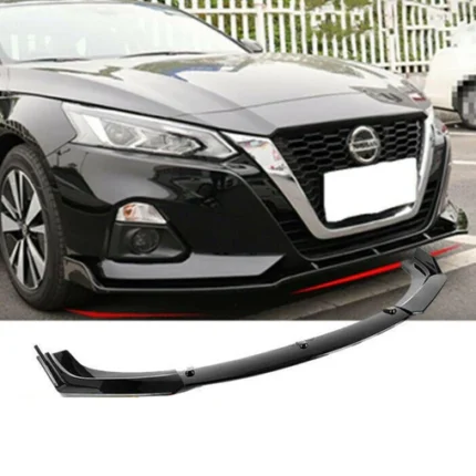 Fit 2020-2024 NISSAN Sentra FRONT BUMPER LIP SPOILER SPLITTER (Gloss Black)