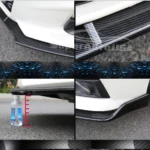 FIT 2020-2024 NISSAN Sentra FRONT BUMPER LIP SPOILER SPLITTER (Carbon Fiber Print) - Image 5