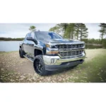 Fits 2016-2019 Chevrolet Silverado 1500 Silver Chrome Front Bumper Grill Mesh Grille - Image 4