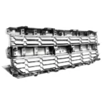 Fits 2016-2019 Chevrolet Silverado 1500 Silver Chrome Front Bumper Grill Mesh Grille - Image 7