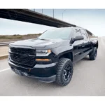 Fits 2016-2019 Chevrolet Silverado 1500 Black Front Bumper Grill Mesh Grille - Image 4