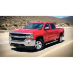 Fits 2016-2019 Chevrolet Silverado 1500 Chrome & Black Front Bumper Grill Mesh Grille - Image 2