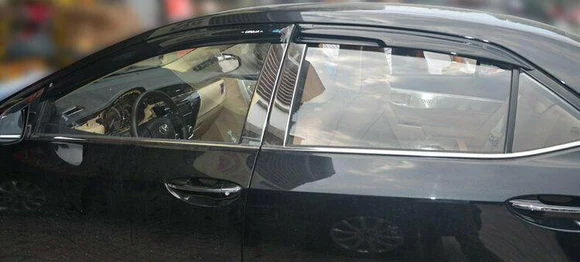 Fit 2012-2017 TOYOTA CAMRY 3D Mugen Style Vent Window Visors Rain Sun Wind Guards Shade Deflectors - Image 5