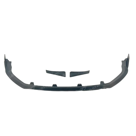 Real Carbon Fiber 2-In-1 Car Kit Front Lips with Corner Splitters Fit Toyota GR Corolla 2022-2025 - Image 3