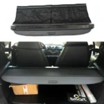 Fits 2008-2015 SMART Fortwo Rear Trunk Retractable Tonneau Cargo Cover (Black)