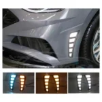 For Hyundai Accent Solarius 2017-2019 LED Daytime Day Fog Lights DRL Signal Lamp - Image 3