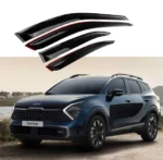 For Kia Sportage 2017-2022 Out-Channel Vent Window Visors Rain Sun Wind Guards Shade Deflectors