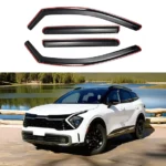 For Sportage 2023-2025 In-Channel Vent Window Visors Rain Sun Wind Guards Shade Deflectors