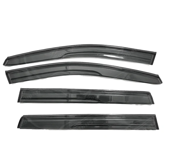 3D Mugen Style Carbon Fiber Print Window Visors Shade Deflectors Fits Nissan Altima 2019-2025 - Image 7