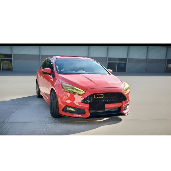 Gloss Black Front Bumper Spoiler Splitters for Ford Focus 2012-2018 - Image 2