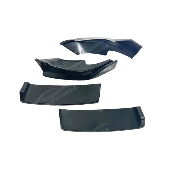 Black Front Bumper Splitters for Acura RDX (2022-2025) - Image 7