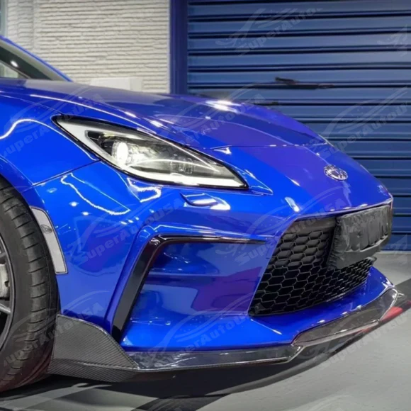 Fits Subaru BRZ 2022-2024 Real Carbon Fiber Front Splitter Lip Spoiler Lower Bumper (1pc) - Image 9