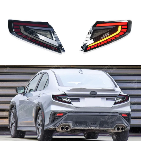 Fits 2022-2025 Subaru VB WRX Full LED Tail Lights with Sequential Dynamic Turning Light Assembly - Image 1