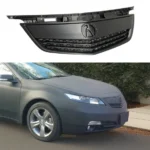 Fits Acura TL 2012-2014 Matte Black Bumper Grill/ Grille Assembly