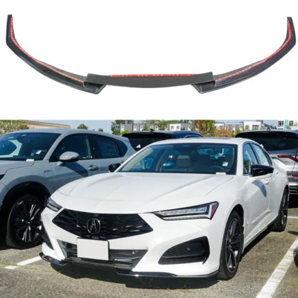 Fits Acura TLX 2021-2025 Type S Style PU Front Lower Bumper Splitter Lip Spoiler
