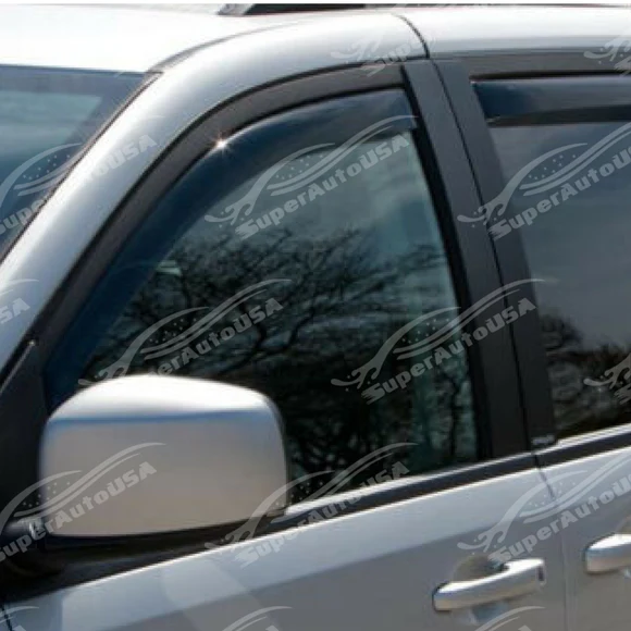 Fits 2024-2025 Subaru Crosstrek In-Channel Rain Guards Window Visors Sun Wind Snow Vent Side Deflectors - Image 2