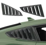 Real Carbon Fiber Side Quarter Window Louver For Ford Mustang 24-25 - Image 3