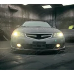 Matte Black Front Bumper Splitters Fit Acura TSX (2004-2009) - Image 2