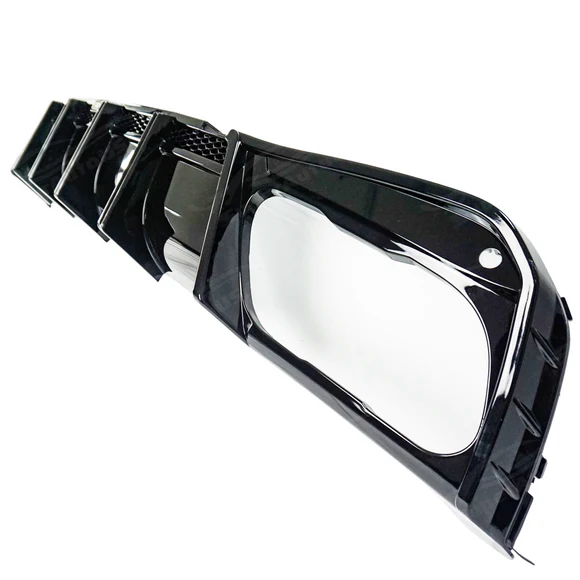 Fits 2019-2024 BMW X5 G05 Gloss Black Rear Diffuser Bumper lip with LED Break Light & Corner Splitters - Image 12