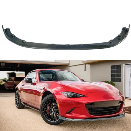 Real Carbon Fiber Front Lower Bumper Splitter Lip Fits 2016+ Mazda MX-5 Miata 1pc