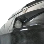 For 2021-25 BMW G80 G82 G83 M3 M4 Real Carbon Fiber DTM-N Style Front Vented Hood Panel - Image 9