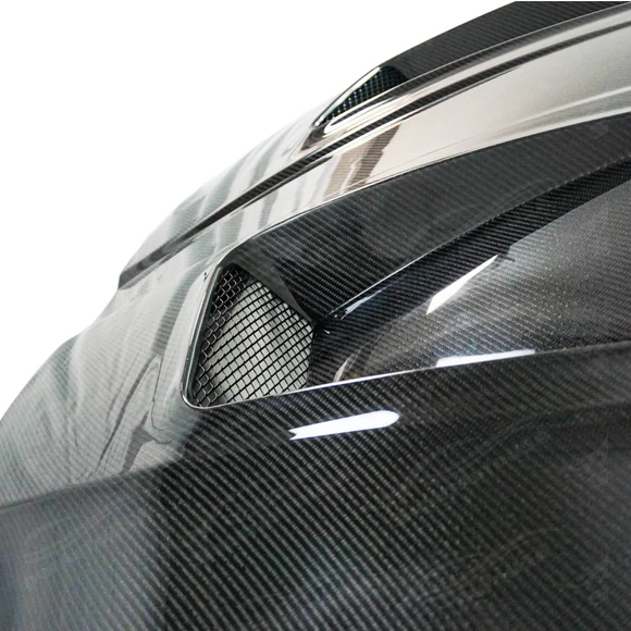 For 2021-25 BMW G80 G82 G83 M3 M4 Real Carbon Fiber DTM-N Style Front Vented Hood Panel - Image 9