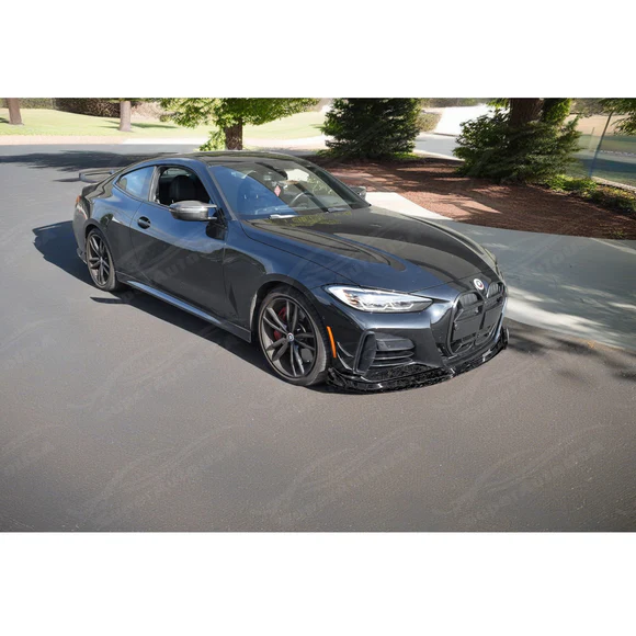 Fits 2021-2025 BMW G22/G23 430i/M440i CSL Style Forged Carbon Fiber Front Lip Spoiler - Image 4