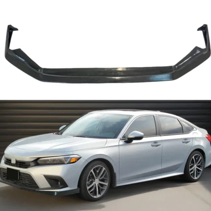 Fits 2022-2024 Honda Civic 11th Gen Sedan Hatchback Front Bumper Lower Splitter Lip 1pc