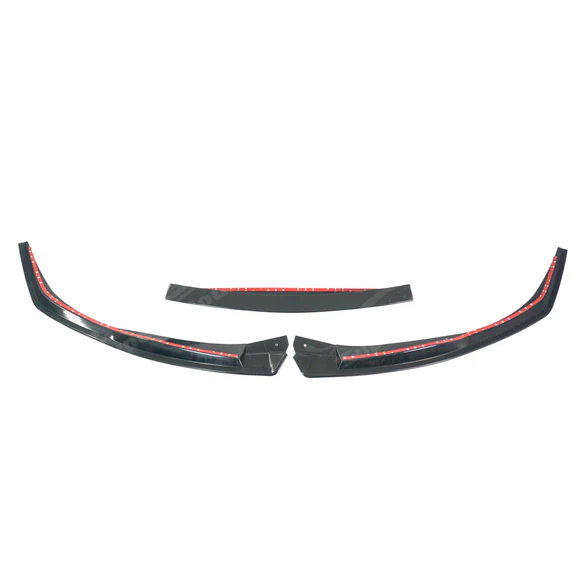 Fits Acura TLX 2021-2025 Type S Style PU Front Lower Bumper Splitter Lip Spoiler - Image 8