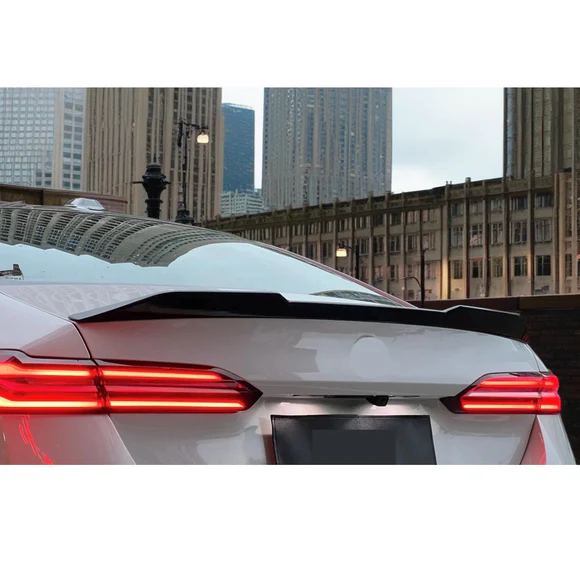 Fit 2023-2024 BMW 5 Series G60 M Sport Gloss Black Rear Spoiler Wing - Image 8