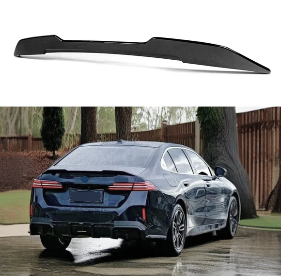 SuperAutoUSA_gloss_black_rear_spoiler_wing_for_BMW_530i_530i_xDrive_540i_540i_xDrive_530e_530e_xDrive_M560e_xDrive_M550i_xDrive_2023-2024.webp Fit 2023-2024 BMW 5 Series G60 M Sport Gloss Black Rear Spoiler Wing - Image 1