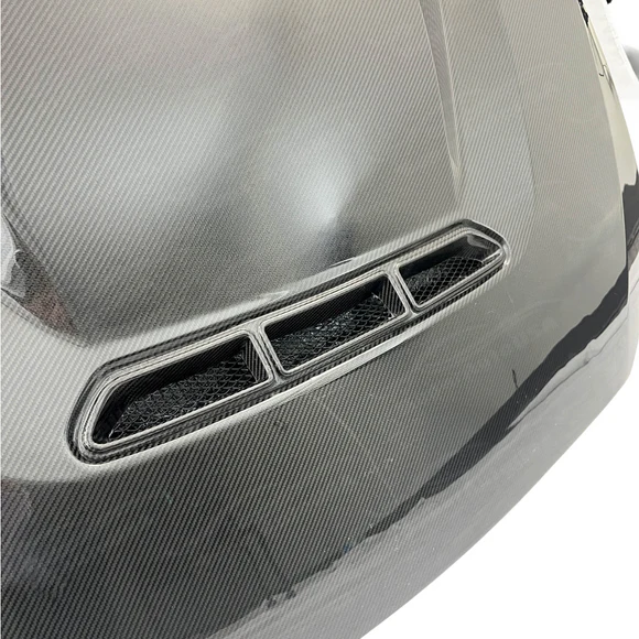 For 16-21 BMW M2 F87 CS Style Real Carbon Fiber Front Vented Hood Panel - Image 5