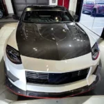 Fits Nissan 400Z 2023-2025 Real Carbon Fiber Front Splitter Lip Spoiler Lower Bumper - Image 5