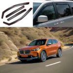 Fits 2016-2022 BMW X1 In-Channel Rain Window Visors Sun Wind Snow Guards Vent Side Deflectors