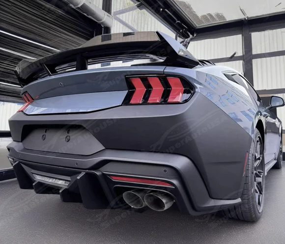Dark Horse Competition Style Rear Bumper Cover Fits Ford Mustang 2024-2025 - Image 4