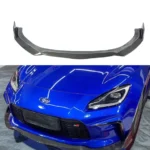 Fits Subaru BRZ 2022-2024 Real Carbon Fiber Front Splitter Lip Spoiler Lower Bumper (1pc)