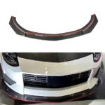Fits Nissan 400Z 2023-2025 Real Carbon Fiber Front Splitter Lip Spoiler Lower Bumper