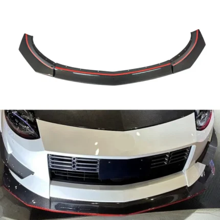 Fits Nissan 400Z 2023-2025 Real Carbon Fiber Front Splitter Lip Spoiler Lower Bumper