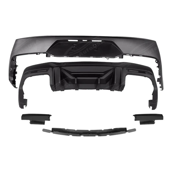 Dark Horse Competition Style Rear Bumper Cover Fits Ford Mustang 2024-2025 - Image 3