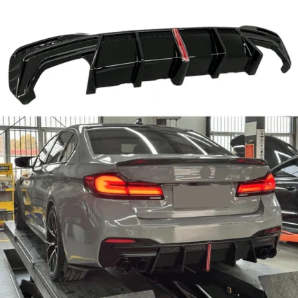 Fits 2016-2024 Mazda MX-5 Miata PU JDM GT Style Rear Bumper Diffuser