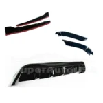 TRD Style Rear Diffuser Bumper lip Spoiler Body Splitter & Rear corner splitters Fits Toyota Camry 2018-2024 - Image 17