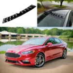 Fits Ford Fusion 2013-2020 Shark Fin Rear Roof Car Trunk Spoiler Wing Vortex Generator Gloss Black