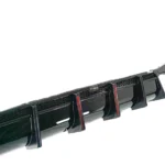 Fits 2019-2024 BMW X5 G05 Gloss Black Rear Diffuser Bumper lip with LED Break Light & Corner Splitters - Image 9