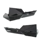 Fits 2019-2024 BMW X5 G05 Gloss Black Rear Diffuser Bumper lip with LED Break Light & Corner Splitters - Image 11