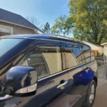 Fit 2022-2025 Nissan Frontier In-Channel Rain Guards Window Visors Sun Wind Snow Vent Side Deflectors - Image 3